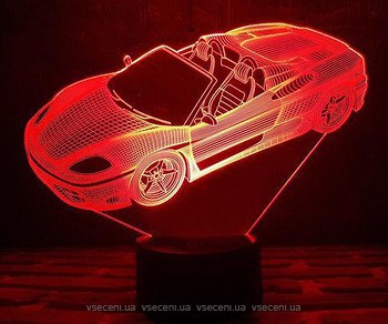 Фото 3D Toys Lamp Автомобиль 3