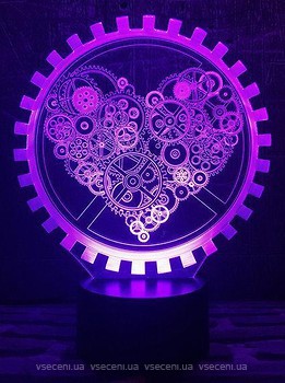 Фото 3D Toys Lamp Механическое сердце