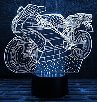 Фото 3D Toys Lamp Мотоцикл 2