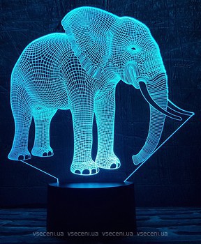 Фото 3D Toys Lamp Слон 2