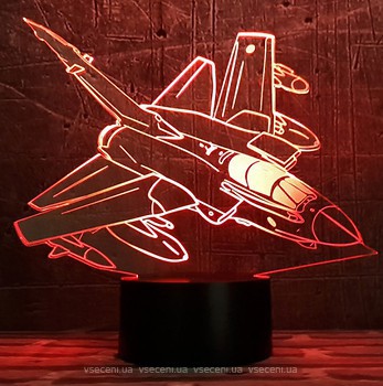 Фото 3D Toys Lamp Літак 5