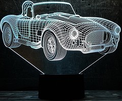 Фото 3D Toys Lamp Автомобиль 31