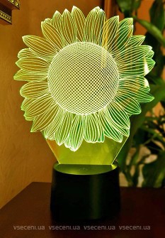 Фото 3D Toys Lamp Соняшник
