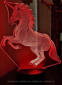 Фото 3D Toys Lamp Единорог 3