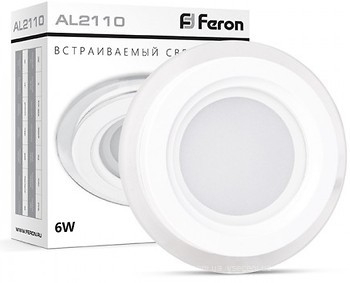 Фото Feron AL2110 6W White (01578)