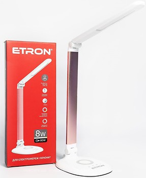 Фото Etron Desk Lamp Step 8W 3000-6000K White-Coral (1-EDL-400)