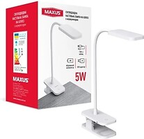 Фото Maxus 5W 5000K WH CLIP Battery (1-MDL-5W-CLIP)