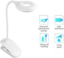Фото VHG CC-TL004B Clip Rechargeable Table Lamp White