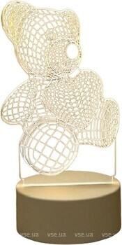 Фото Infinity 3D Note Board Creative LED Night Light Ведмедик