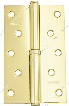 Фото Grand Петля дверна 125x75x2.5-B-Steel-G-L золото
