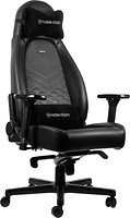 Фото Noblechairs Icon Black/Platinum White (NBL-ICN-PU-BPW/GAGC-086)