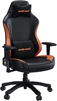 Фото Anda Seat Luna L PVC Black/Orange (AD18-48-BR-PV)