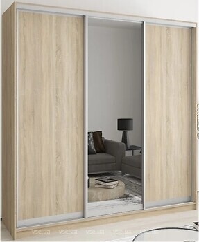 Фото Mebel Star Комбо AL 2ДСП/Дзеркало 2000x450x2100