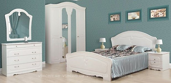 Фото Світ меблів Спальня Луїза біла