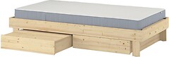 Фото IKEA Glamberget с матрасом Vesteroy 120x200 (195.684.79)