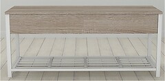 Фото Ferrum-decor Дрейк 2 білий/сонома трюфель (DRE0033)