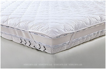 Фото MatroLuxe Наматрацник двосторонній з кутовими фіксаторами (бязь) 90x200