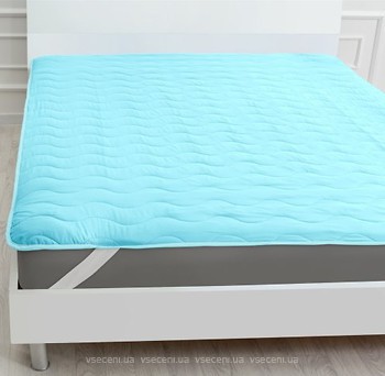 Фото MirSon Наматрацник Eco Light EcoSilk White №1713 Blue 140x200