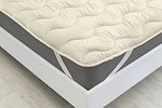 Фото MirSon Наматрацник Eco Light Тенсел Modal Creamy №1729 200x220