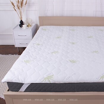 Фото MirSon Наматрацник Alberto Wool Strong Aloe Vera №1015 150x200