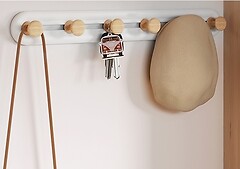 Фото MVM My Home White/Wood (HP-01/6)