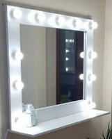 Фото Mirror Rika Навісне дзеркало з поличкою 80x60