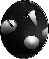 Фото StudioGlass Fletcher Black Iron Mirror 60x60