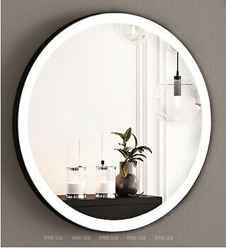 Фото StudioGlass Yamato Black Iron Mirror 80x80