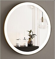 Фото StudioGlass Yamato Gold Iron Mirror 80x80