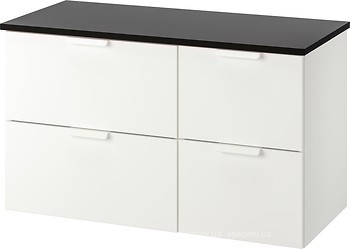 Фото IKEA Godmorgon/Tolken білий/антрацит (392.953.36)