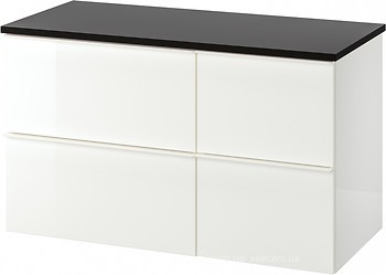 Фото IKEA Godmorgon/Tolken білий/антрацит (592.953.16)