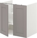 Фото IKEA Enhet сірий/білий (393.224.34)