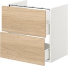 Фото IKEA Enhet дуб/білий (493.223.44)