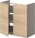 Фото IKEA Enhet дуб/сірий (593.236.30)