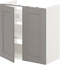 Фото IKEA Enhet сірий/білий (593.236.49)