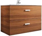 Фото Roca Victoria Basic 100 з умивальником горіх (A855851222)