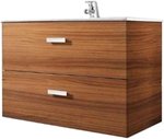 Фото Roca Victoria Basic 70 з умивальником горіх (A855853222)