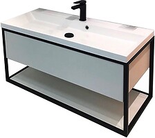 Фото Fancy Marble Mar під умивальник Signe 100 білий/чорний
