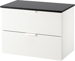 Фото IKEA Godmorgon/Tolken білий/чорний (594.824.88)