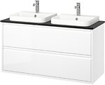 Фото IKEA Angsjon/Backsjon білий/чорний (895.216.24)