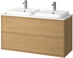 Фото IKEA Angsjon/Backsjon дуб/білий (095.140.95)