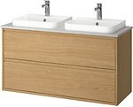 Фото IKEA Angsjon/Backsjon дуб/сірий (995.278.28)