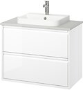 Фото IKEA Angsjon/Backsjon білий/сірий (195.213.97)