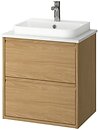 Фото IKEA Angsjon/Backsjon дуб/білий (895.139.64)