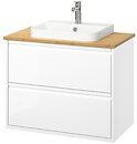 Фото IKEA Angsjon/Backsjon білий/бамбук (695.140.83)