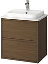 Фото IKEA Angsjon/Backsjon дуб коричневий/білий (595.139.65)
