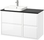Фото IKEA Angsjon/Backsjon білий/чорний (695.284.24)