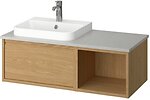 Фото IKEA Angsjon/Backsjon дуб/сірий (695.284.57)