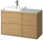 Фото IKEA Angsjon/Backsjon дуб/сірий (395.284.54)