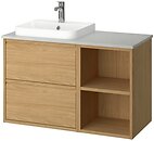 Фото IKEA Angsjon/Backsjon дуб/сірий (995.284.46)